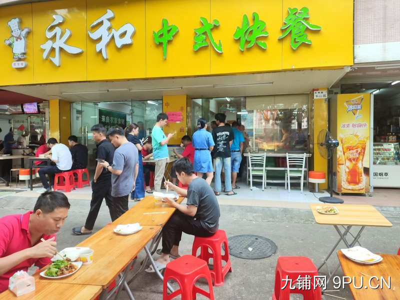 日营收2500元快餐店，长兴工业城附近，租金便宜 诚心转让